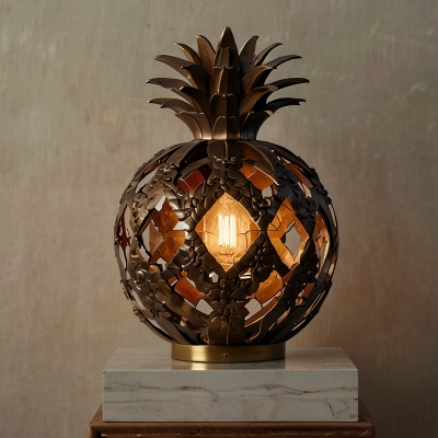 Настольная лампа Ананас с одной лампой (демо)
