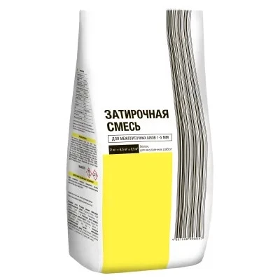 Затирка цементная, Белая