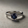 Кольцо с сапфиром