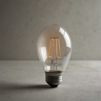 Лампа накаливания матовая Е27  (демо)