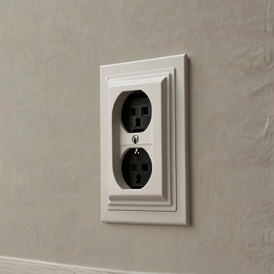 Розетка встраиваемая со шторками (демо)