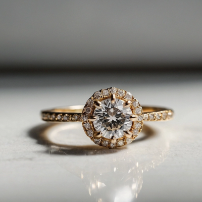 Кольцо помолвочное B