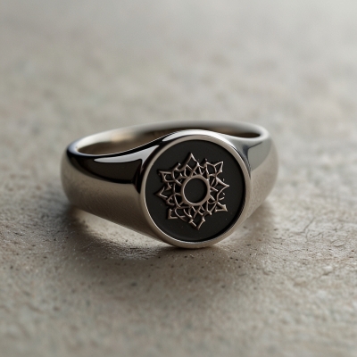 Кольцо печатка